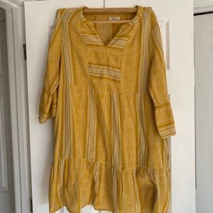 Style & Co. boho flare-sleeve dress, size L